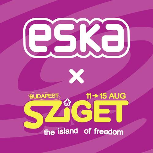 Logo stacji radiowej Radio ESKA x Sziget