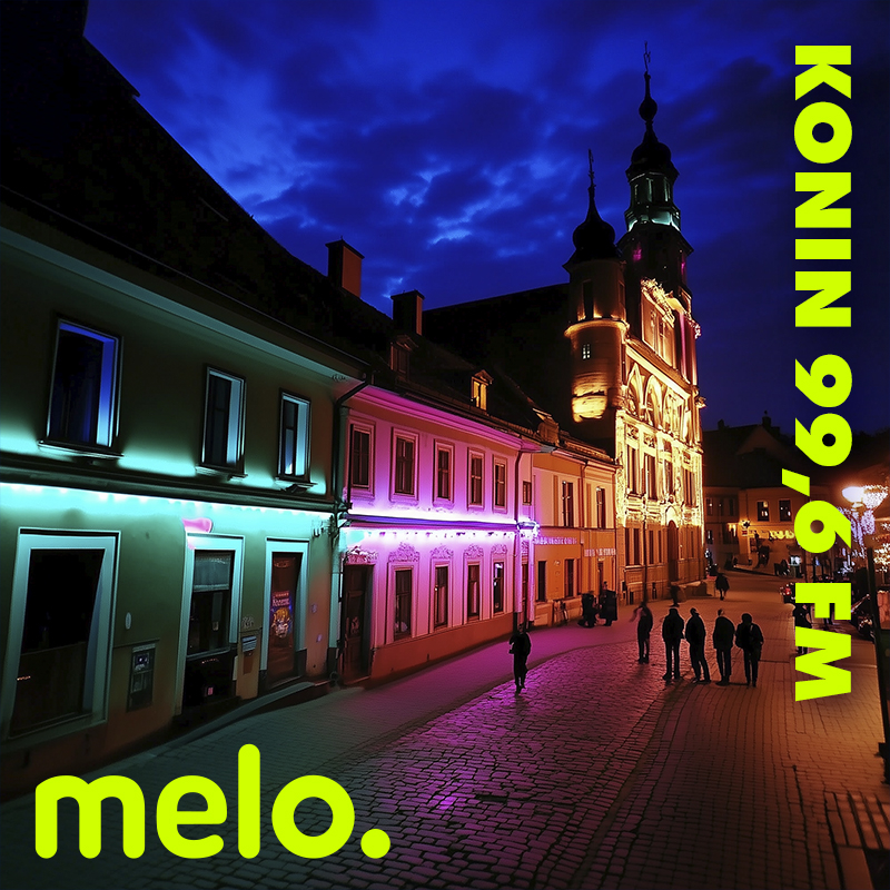 Logo stacji radiowej Meloradio Konin