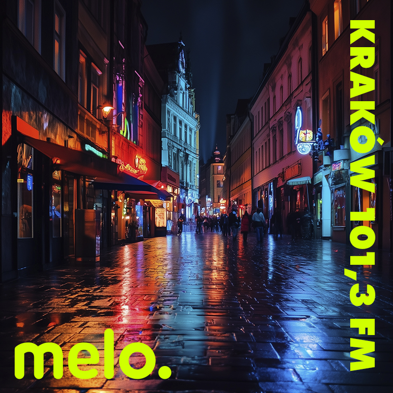 Logo stacji radiowej Meloradio Kraków