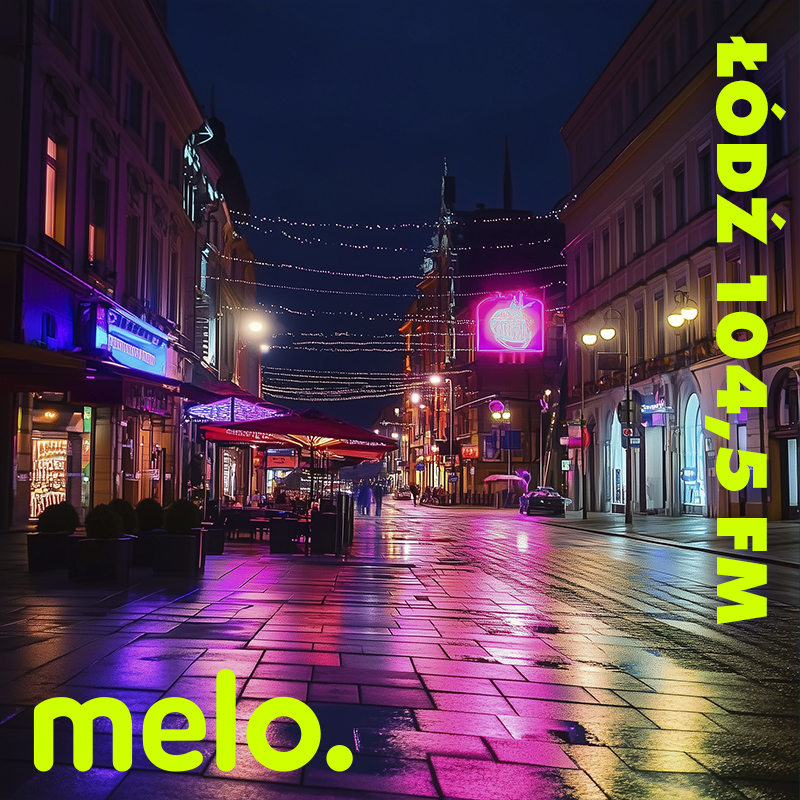Logo stacji radiowej Meloradio Łódź