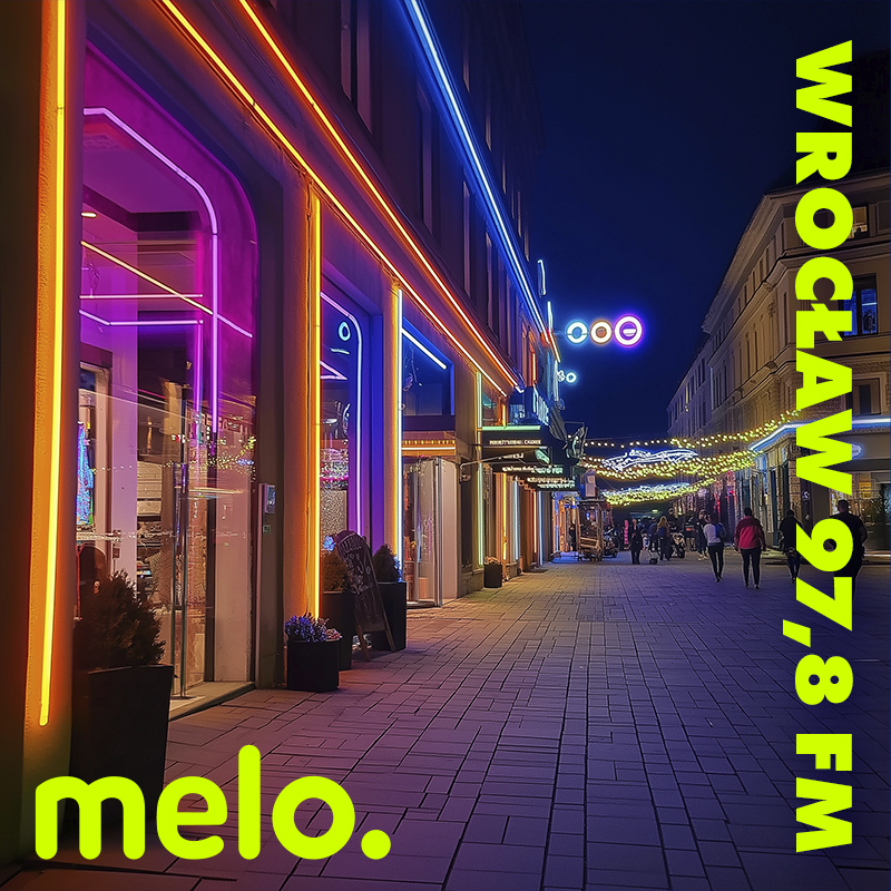 Logo stacji radiowej Meloradio Wrocław
