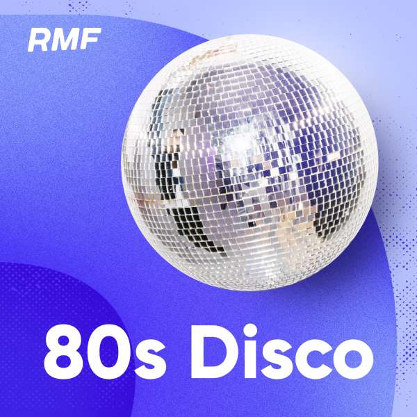 Logo stacji radiowej Radio RMF 80s disco